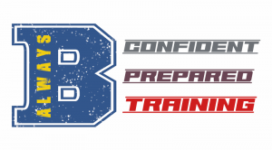 Logo: Always B Confident, Prepared, Training