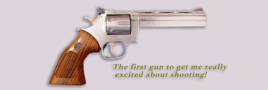 The first gun to get me excited about shooting was a Dan Wesson .357magnum